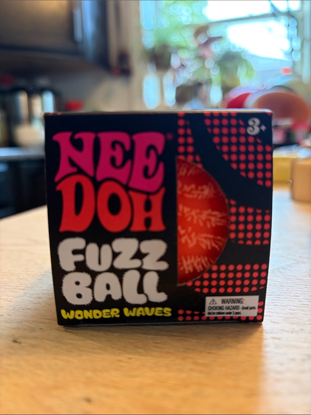 SCHYLLING | NeeDoh Fuzz Ball - Wonder Waves Orange